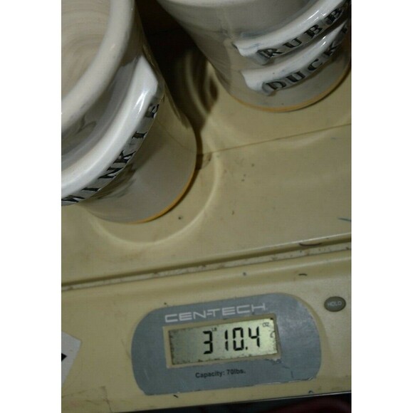 Vintage TWINKIE & Rubber Duckie Large Custom Handmade Heavy Coffee Mugs PRIDE - Picture 8 of 8